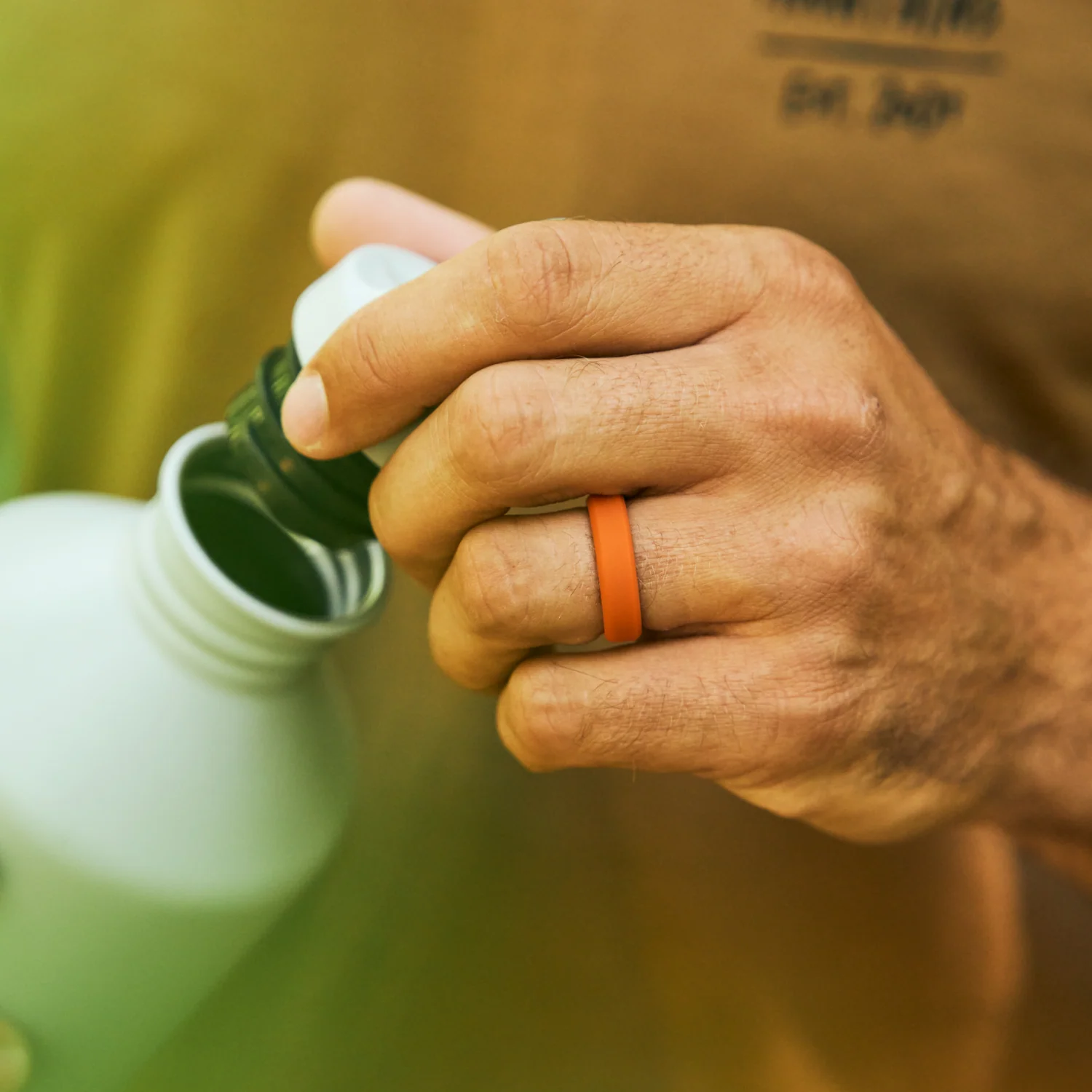 Ridge 6mm Silicone Ring Set - Basecamp Orange - Image 3