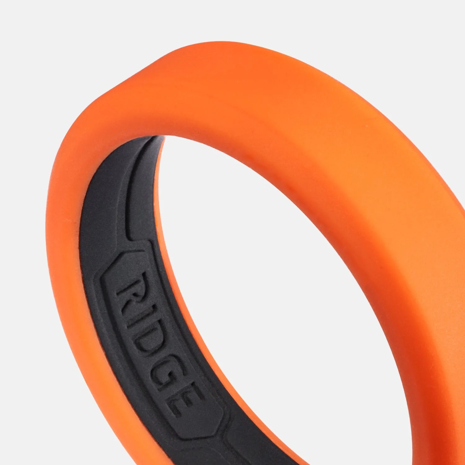 Ridge 6mm Silicone Ring Set - Basecamp Orange - Image 4