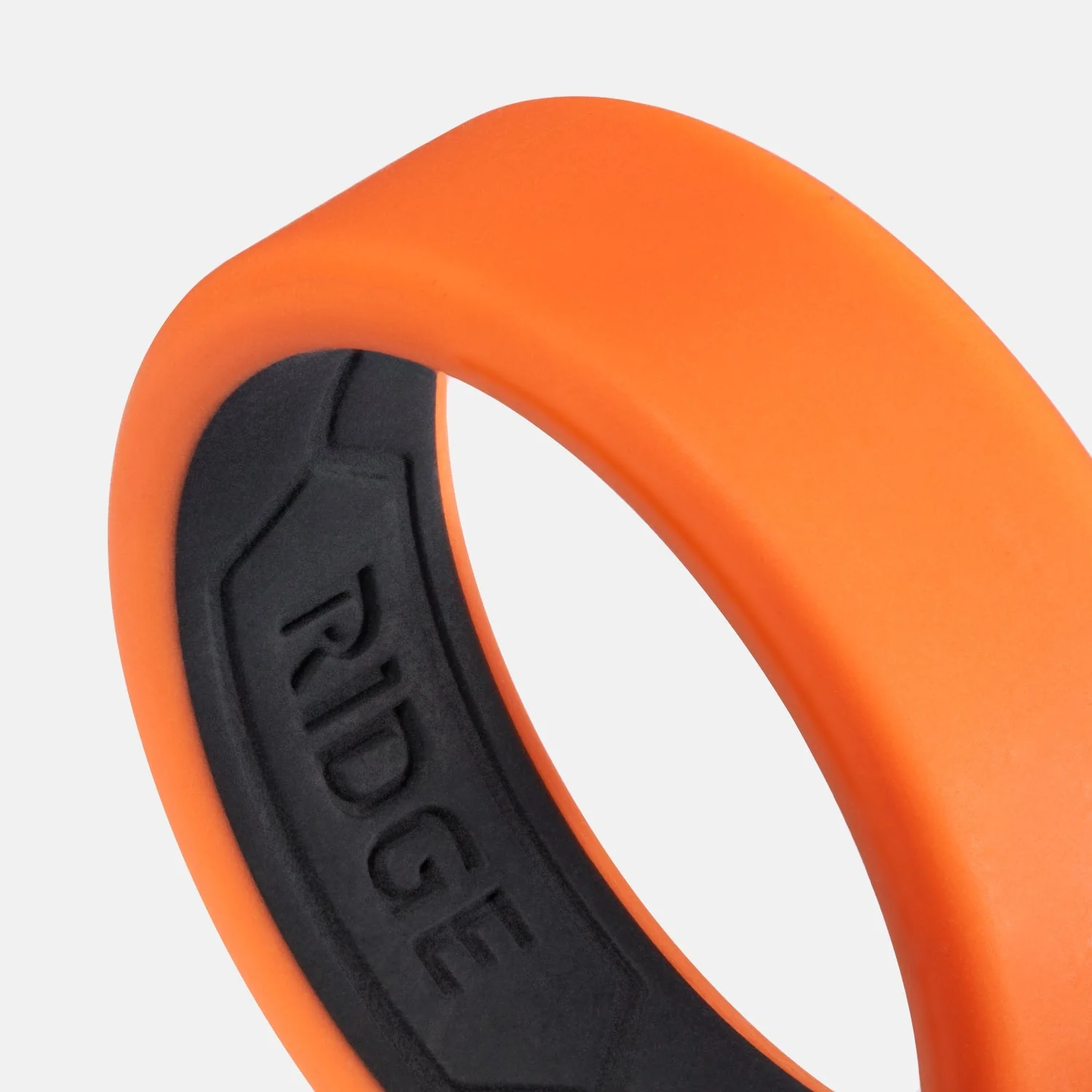 Ridge 8mm Silicone Ring Set - Basecamp Orange - Image 4