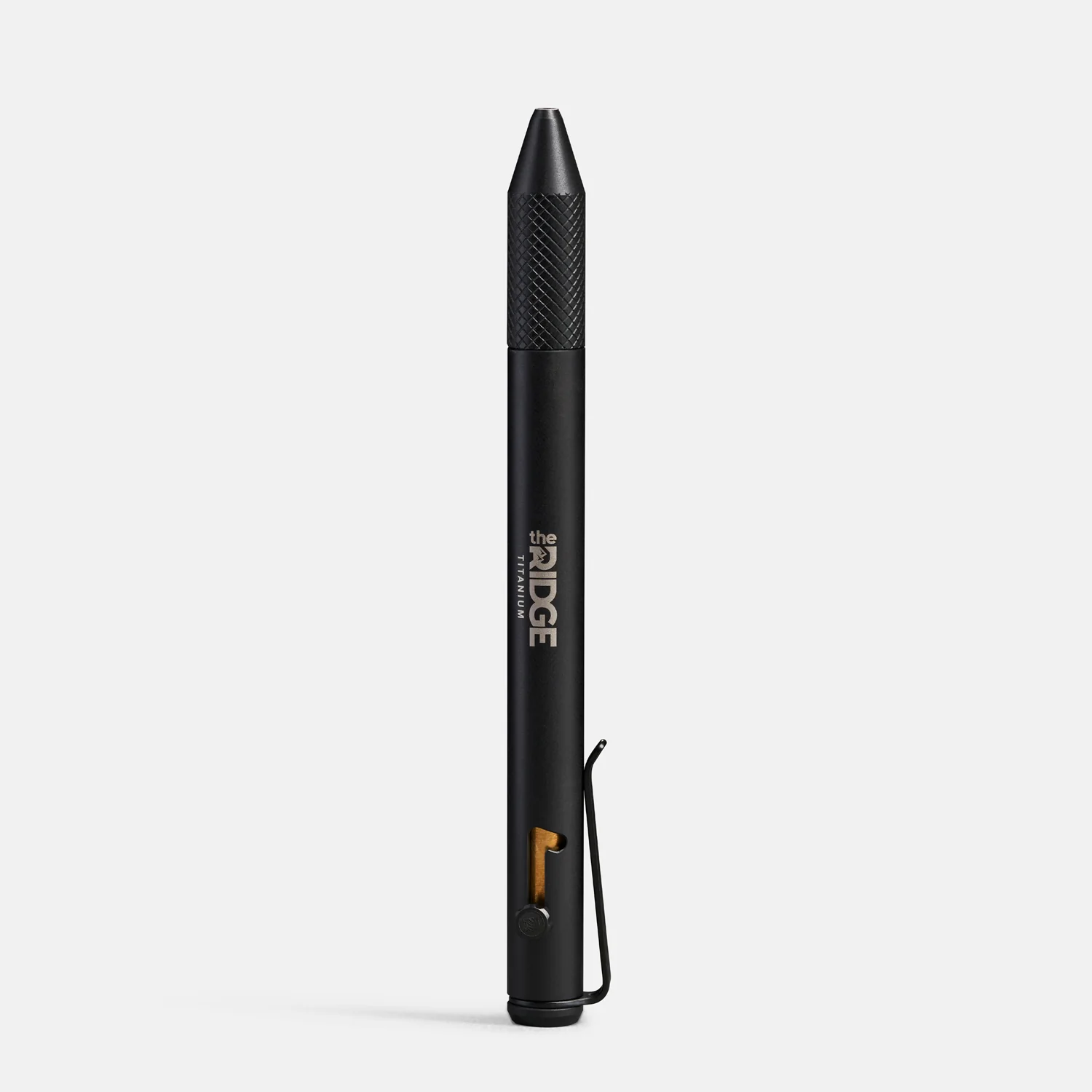 Ridge Bolt Action Pen - Matte Black Titanium - Image 5