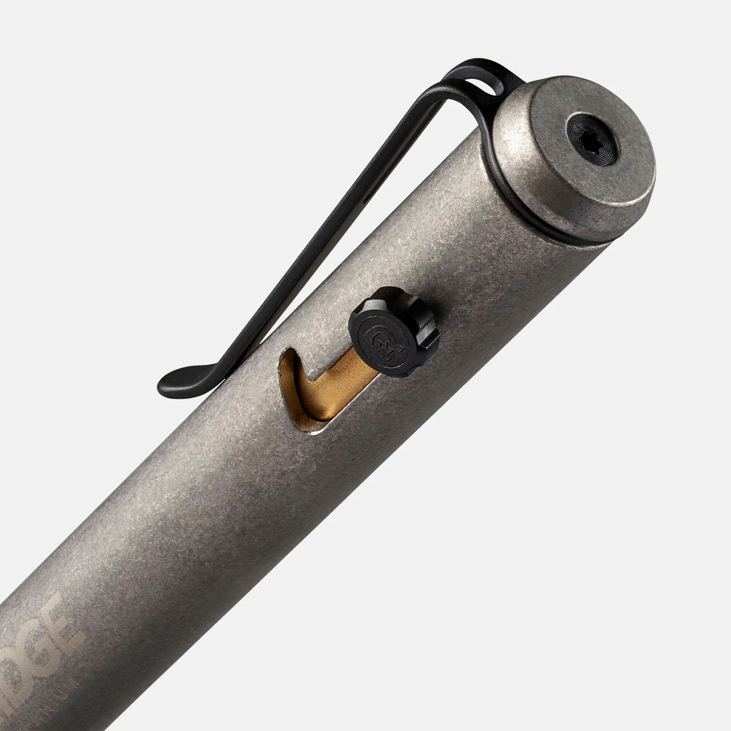 Ridge Bolt Action Pen - Stonewashed Titanium - Image 3