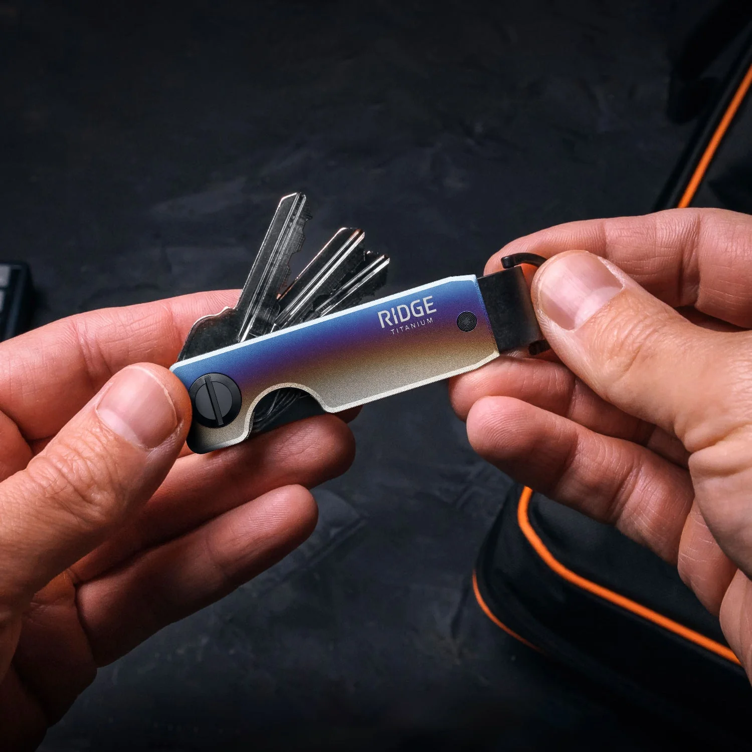 Ridge KeyCase - Burnt Titanium - Image 6