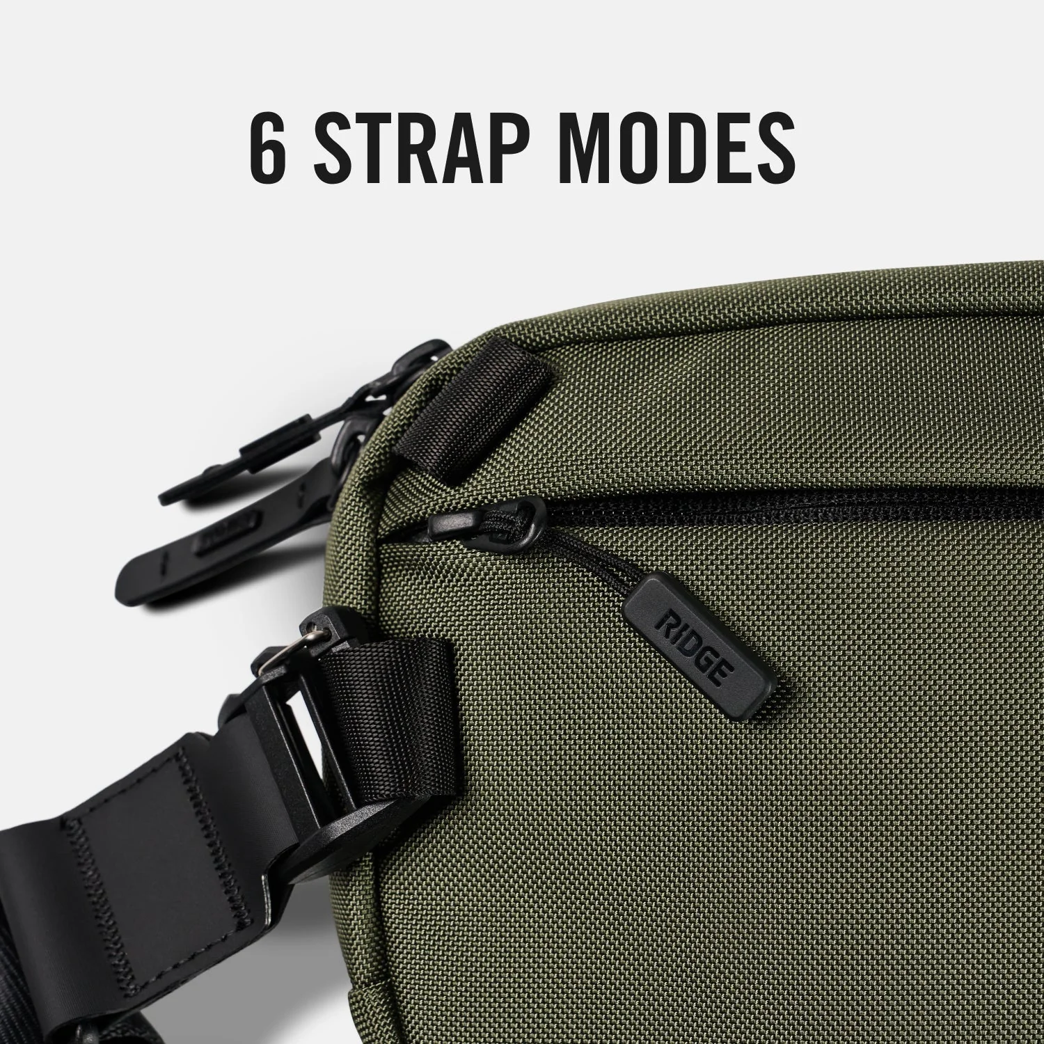 Commuter Sling - Matte Olive - Image 8