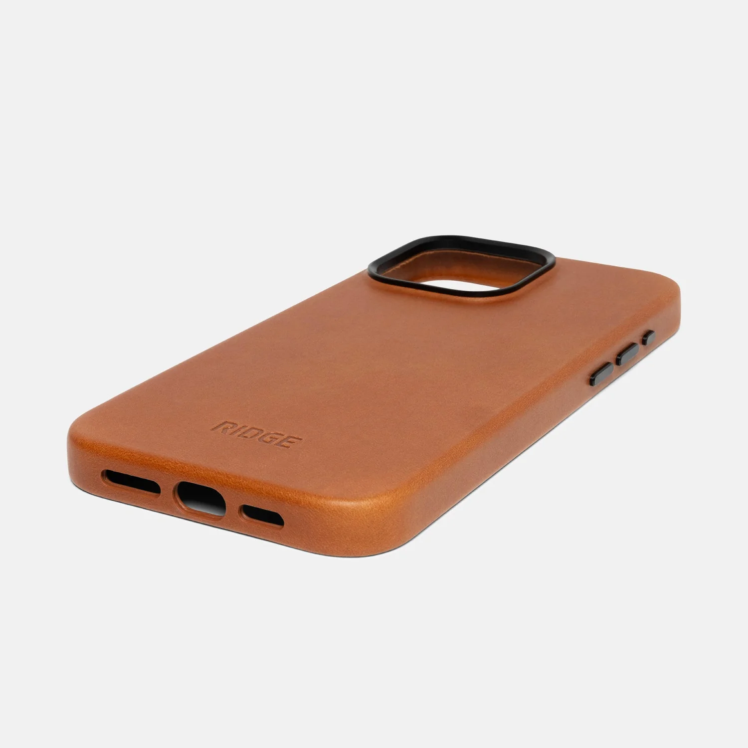 Ridge Phone Case - Tobacco Brown Leather - iPhone 15 Pro Max - Image 4
