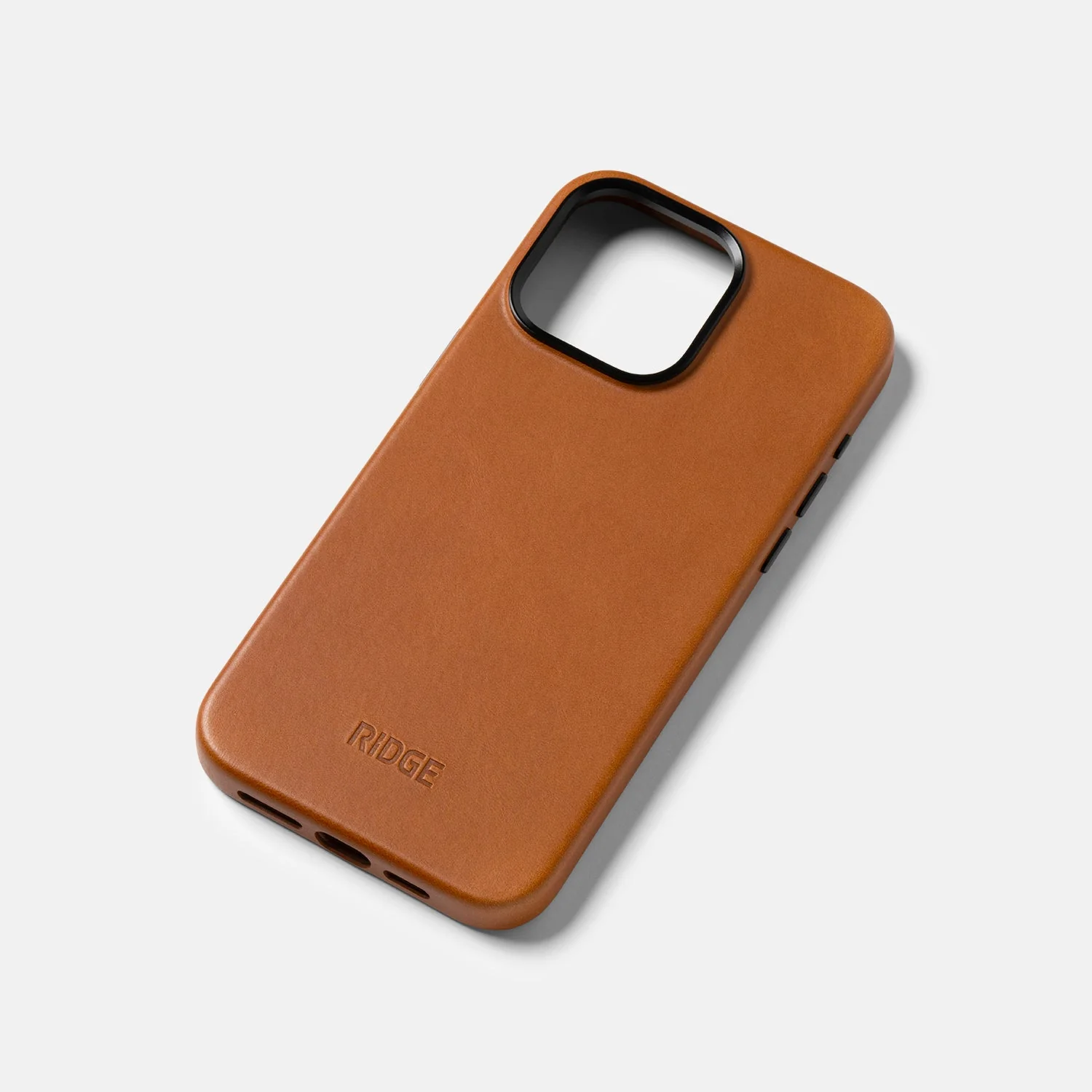 Ridge Phone Case - Tobacco Brown Leather - iPhone 15 Pro Max - Image 6