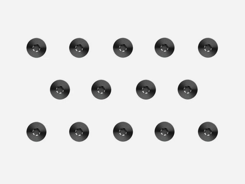 Ridge Wallet Accessory - Replacement Screws for Ridge Wallet (RAW ALUMINUM) - Image 3