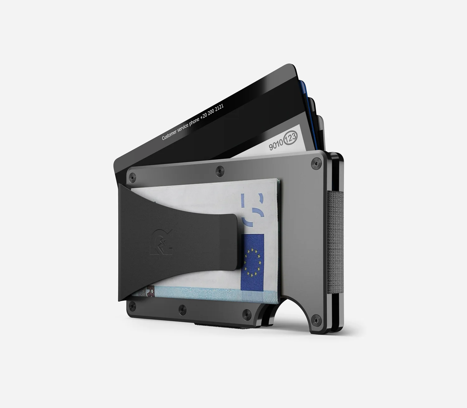 Ridge Wallet - Matte Gunmetal Titanium - Image 4