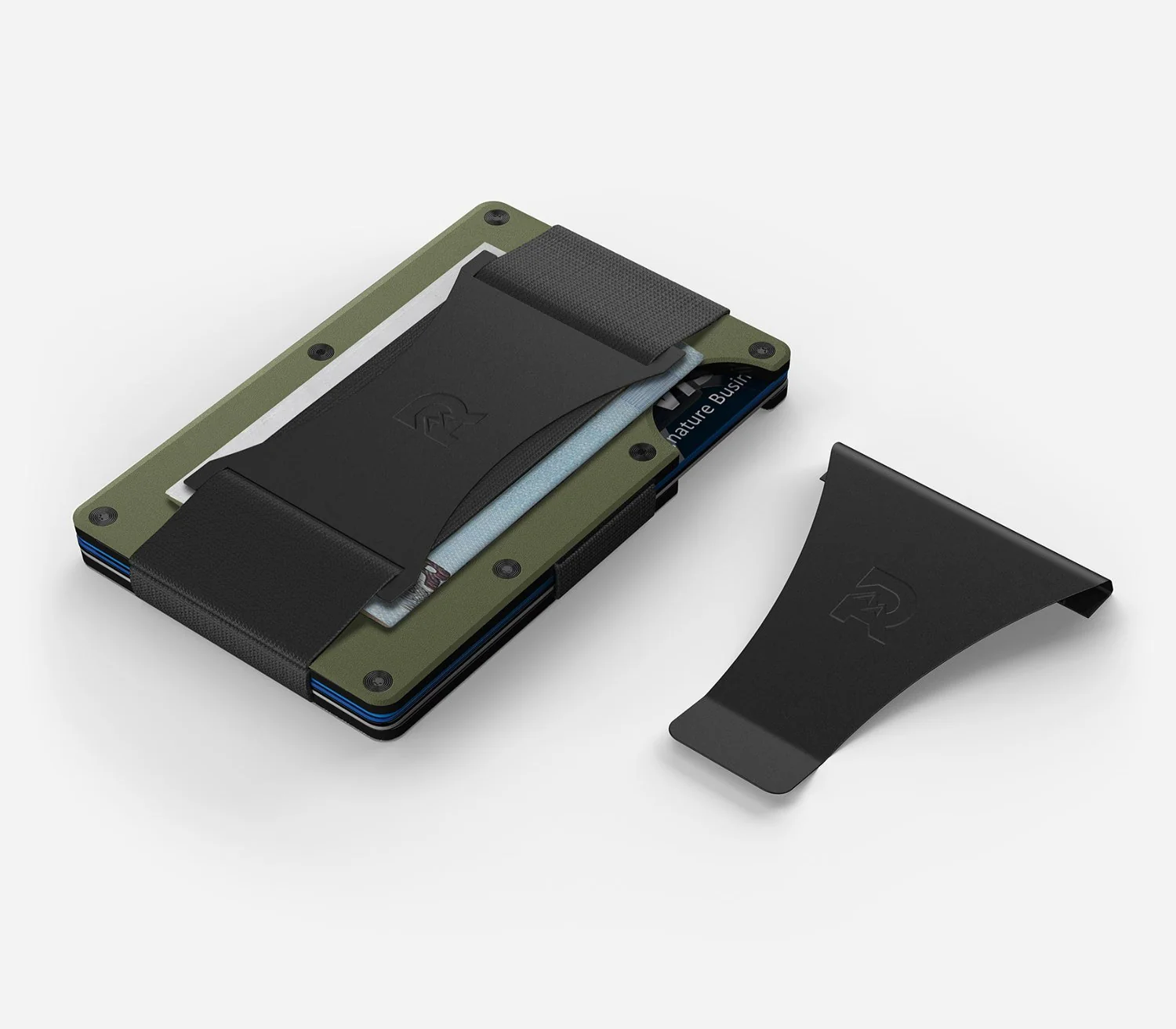 Ridge Wallet - Matte Olive Titanium - Image 15