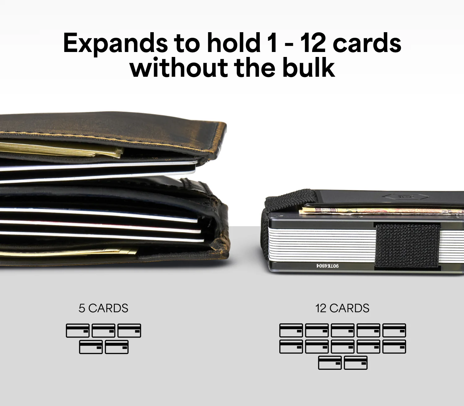 Ridge Wallet - Stonewashed Titanium - Image 8